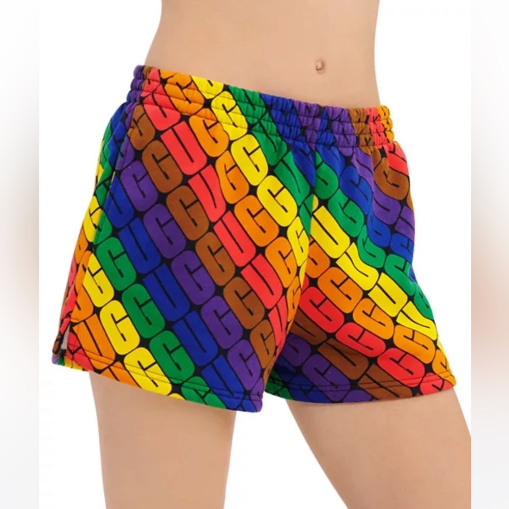 UGG Noni Pride All Gender Fleece shorts